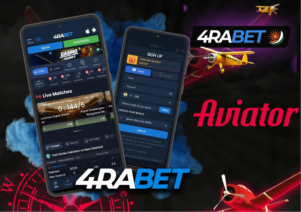 4rabet aviator game app